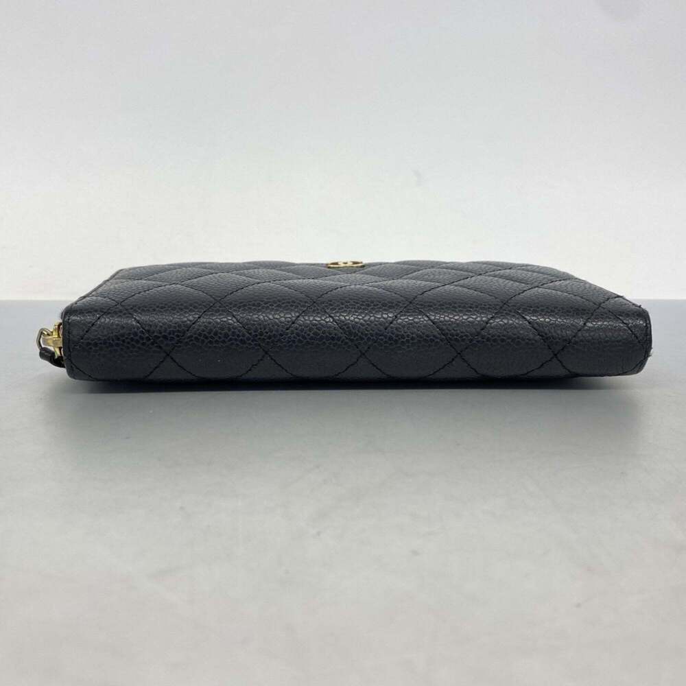 CHANEL Black Caviar Leather Wallet - Picture 2 of 9